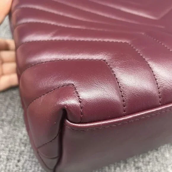 100% Authentic Yves Saint Laurent Medium leather Shoulder Bag - Picture 10 of 14